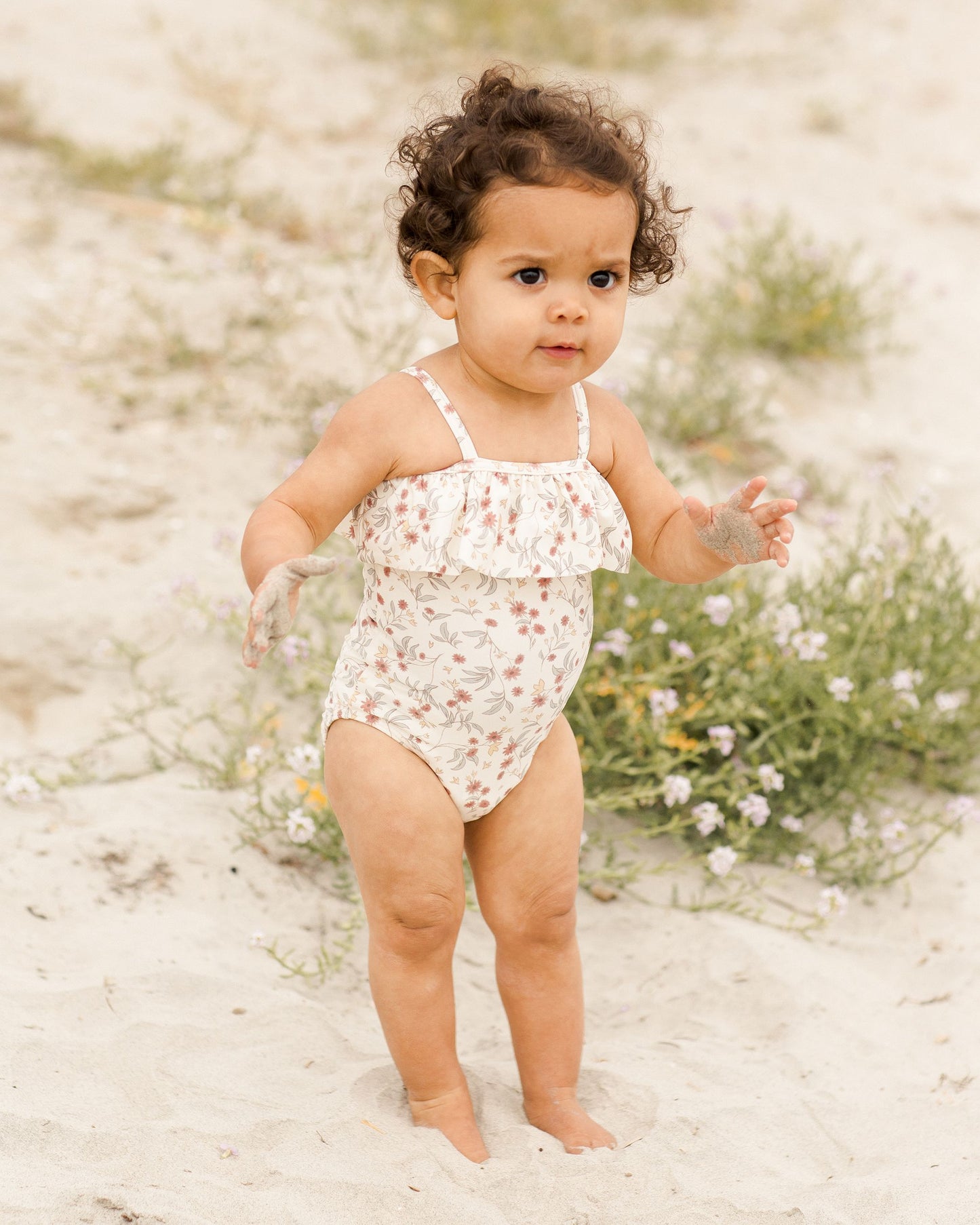 Rylee+Cru Ruffle One-Piece