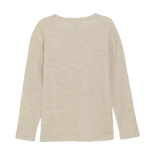 Celavi 100% Wool Long Sleeve Top