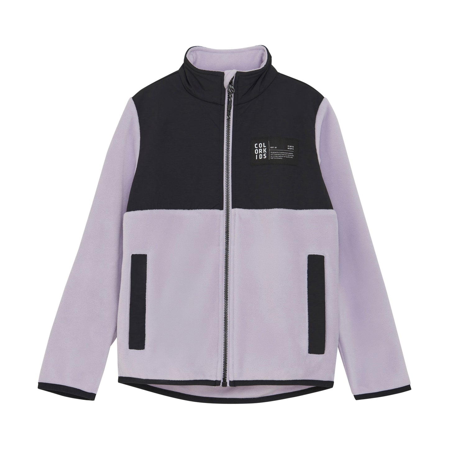 Color Kids Fleece Jacket Languid Lavender