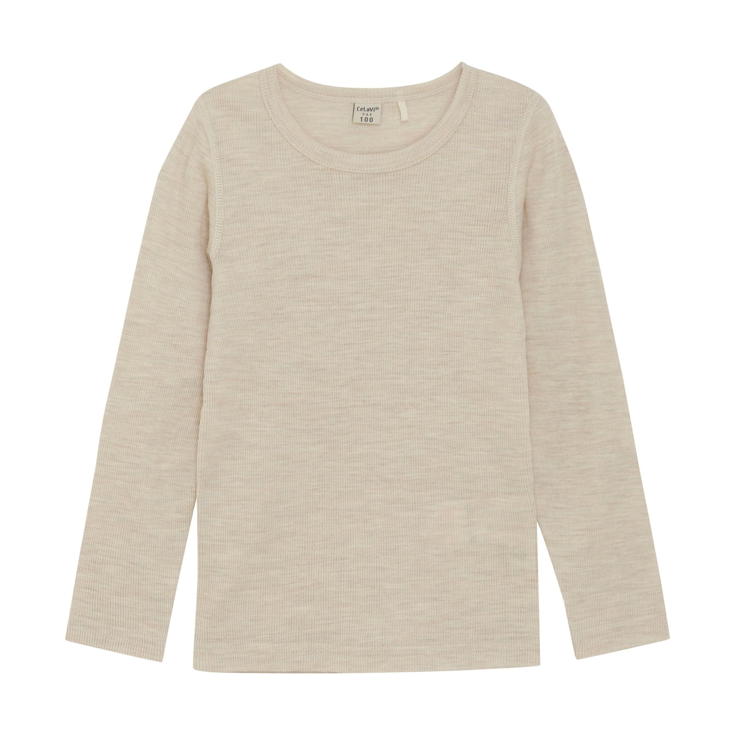 Celavi 100% Wool Long Sleeve Top