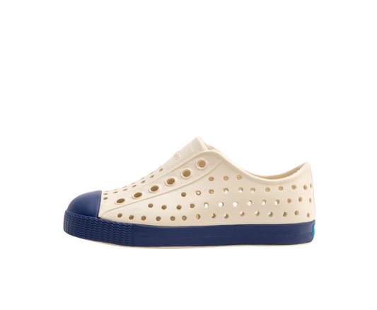 Native Shoes Jefferson Kids - Bone white / Ink Blue