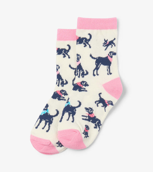 Little Blue House Bandana Labs Kids Crew Socks