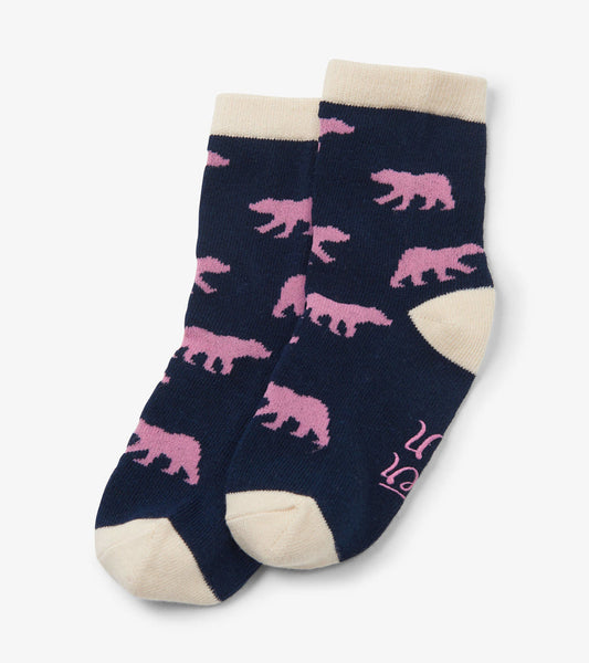 Little Blue House Sister Bear Kids Crew Socks