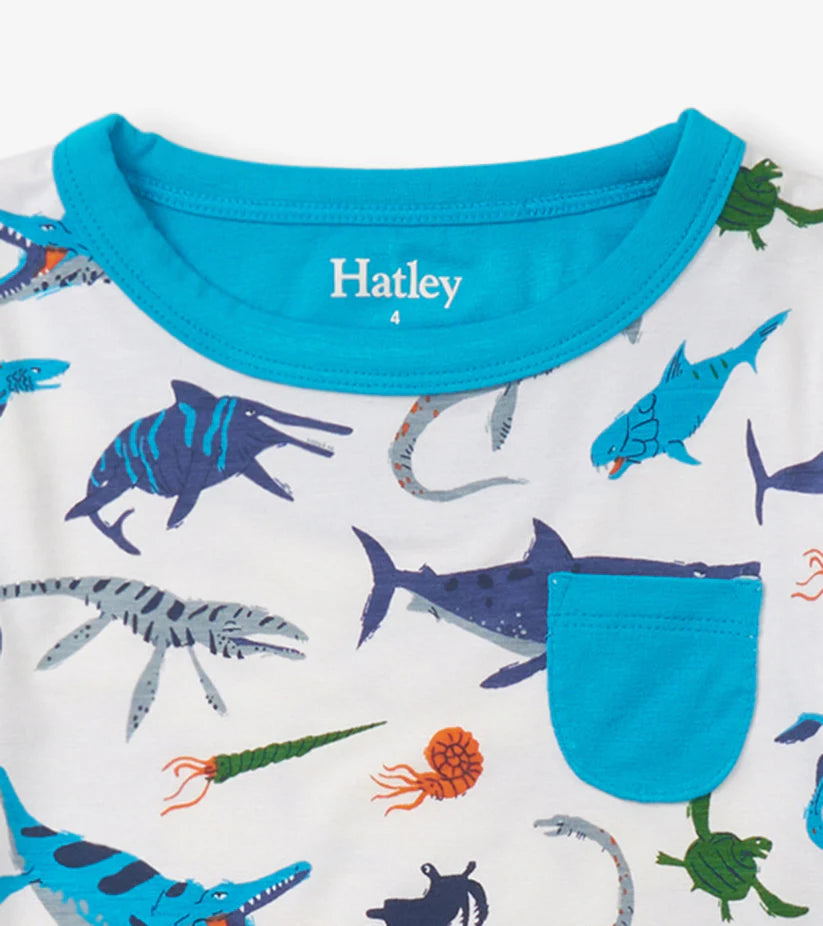 Hatley - Prehistoric Marine Bamboo Pajama Set