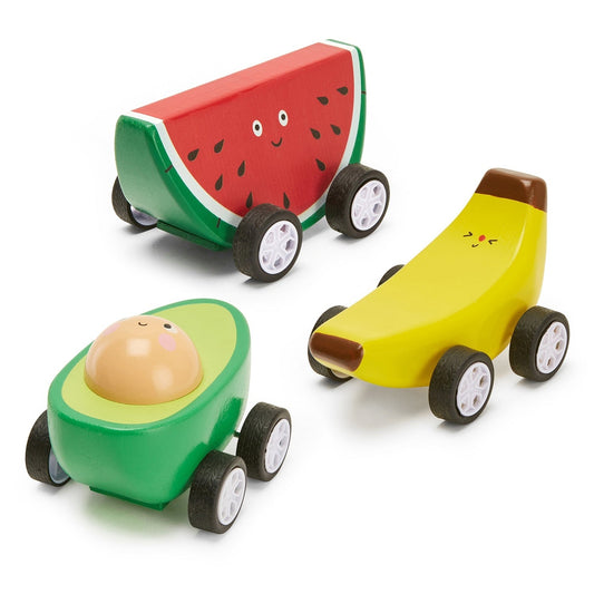 Kidoki Fruit-Fun Pullback Cars