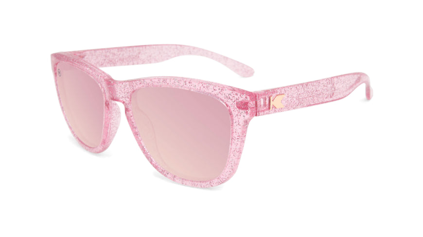 Knockaround Kids Premiums Sunglasses Pink Sparkle Polarized