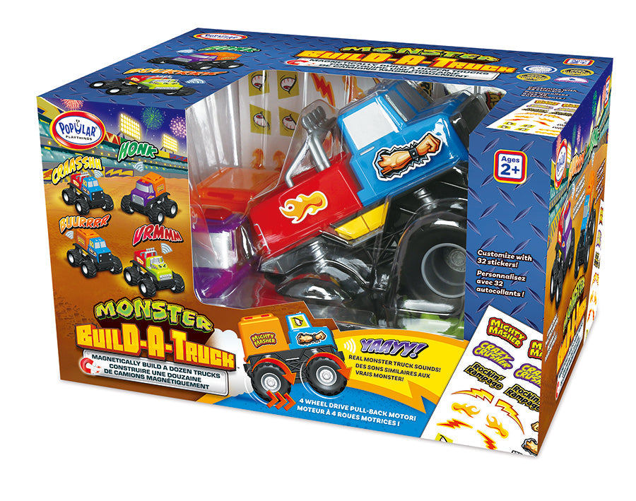 Popular Playthings - Magnetic Monster Build-A-Truck