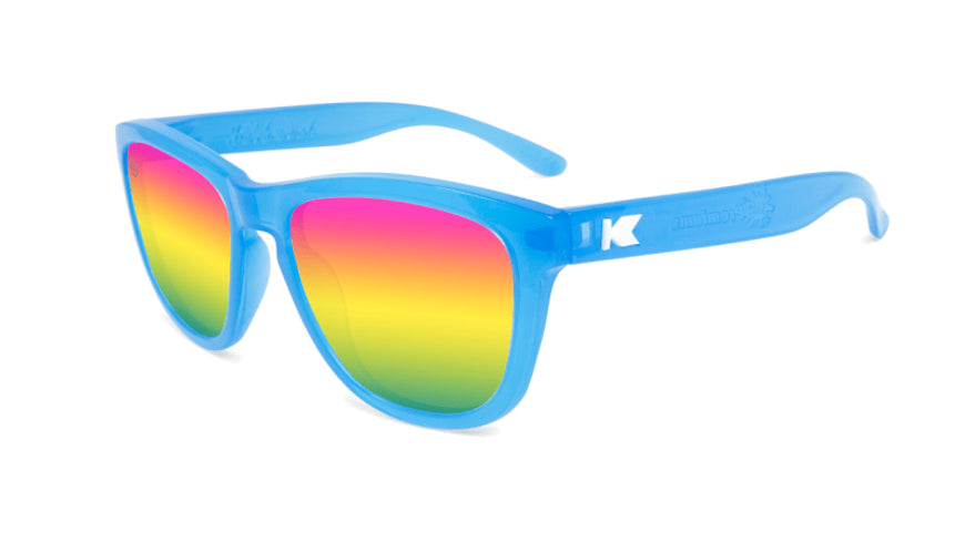 Knockaround Kids Premiums Sunglasses Rainbow Blues Polarized