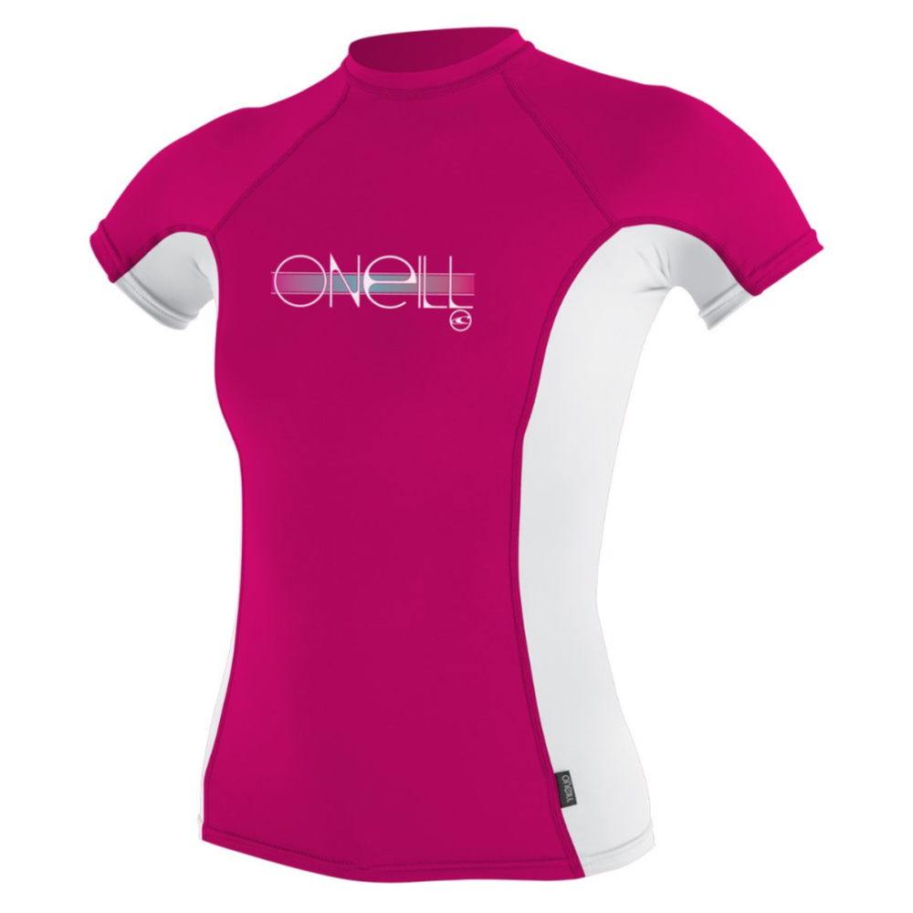 O'Neill Girls Skins Ss Crew Uv Shirt