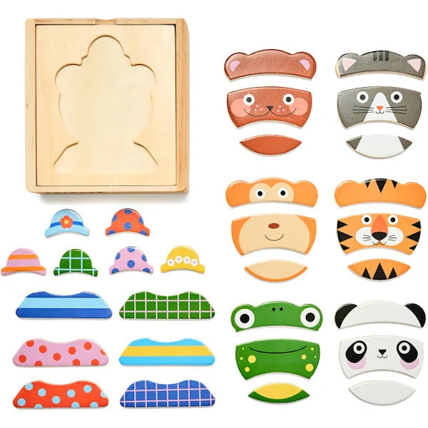 Animal Mix Up! Wooden Puzzle