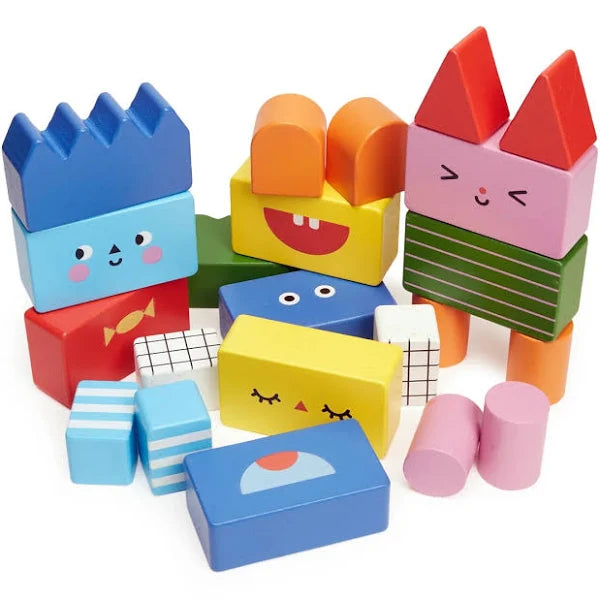 Stack & Mix Wooden Building Blocks