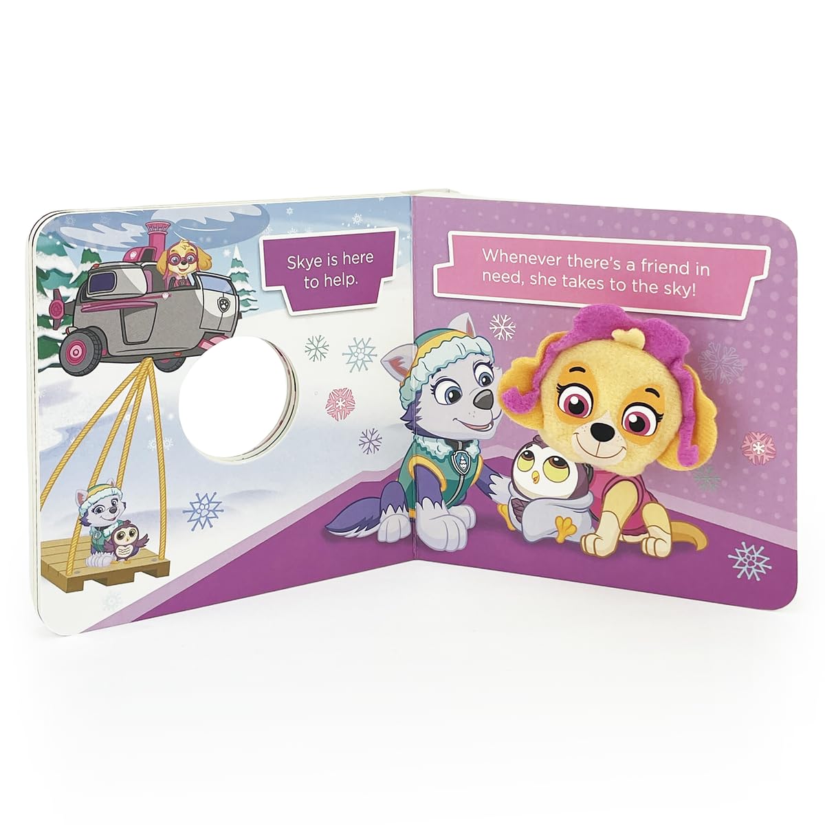 PAW Patrol Soar With Skye! Finger Puppet Book