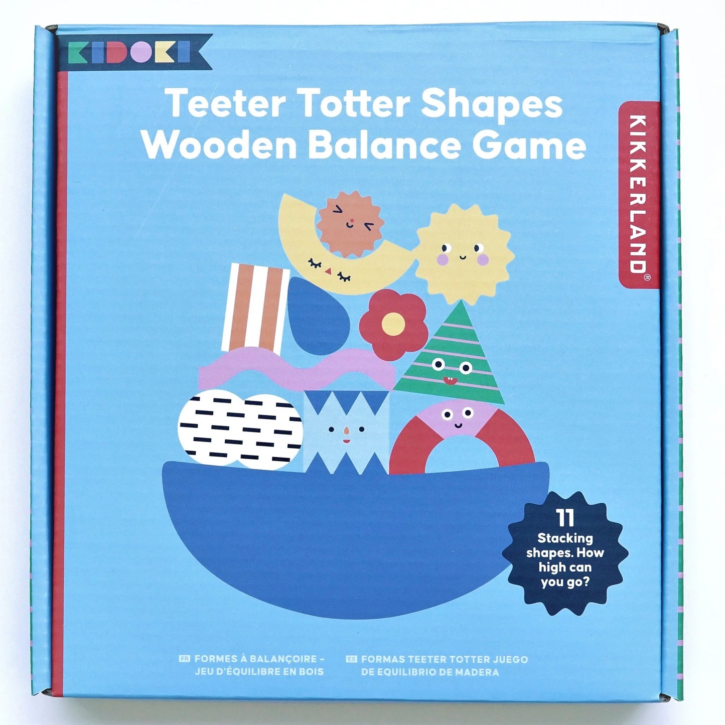 Teeter Totter Shapes Wood Balance Game