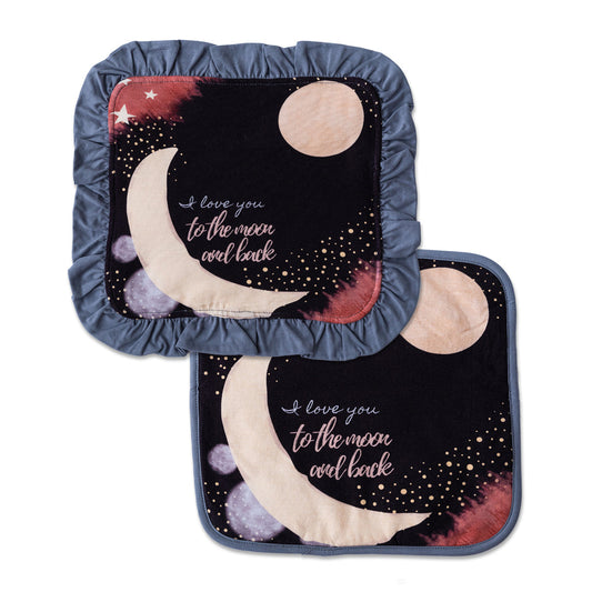 Earth Baby Outfitters-Luxe TENCEL™ Lyocell Security Blanket 2 Pack Set