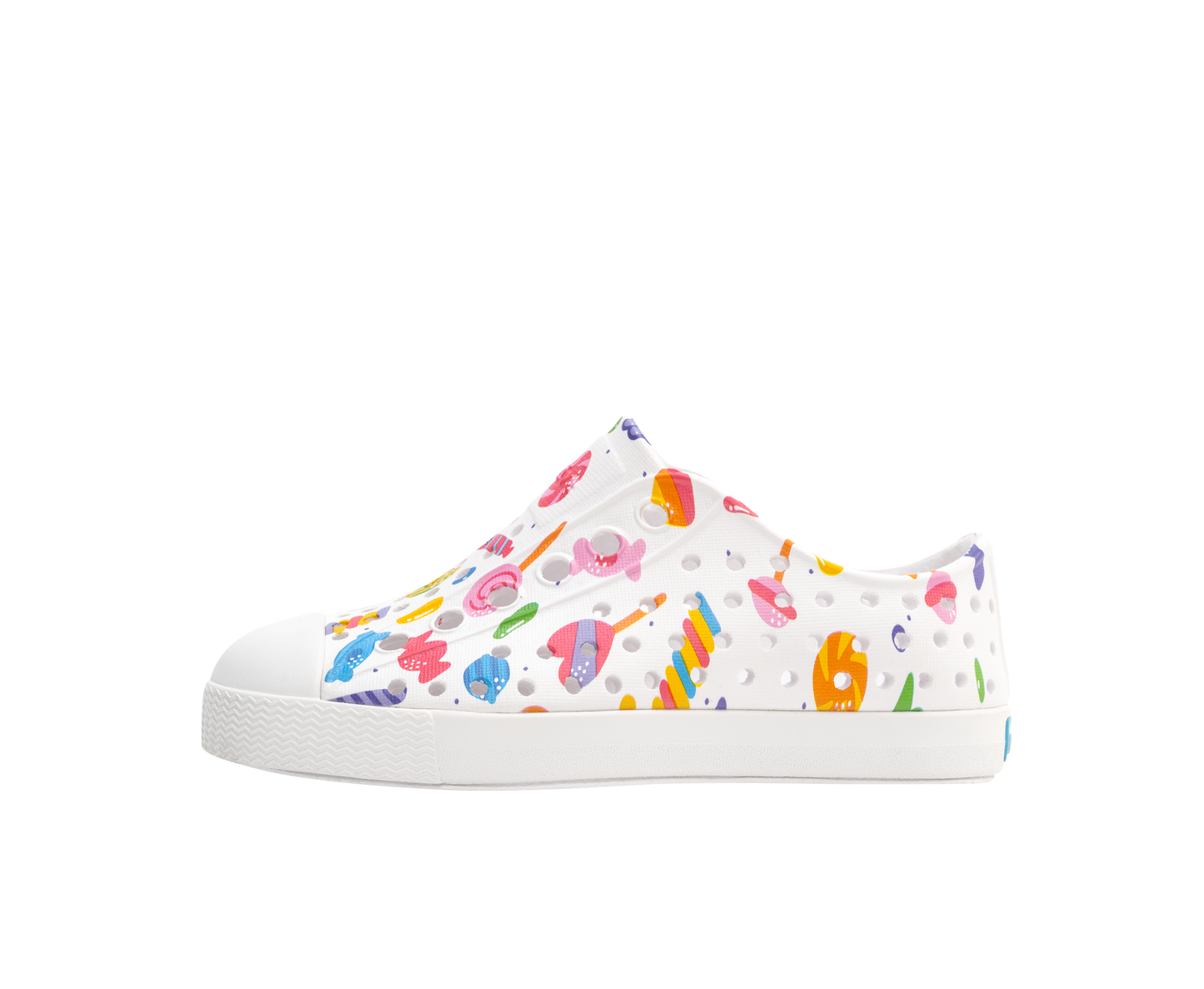 Native - Jefferson Print Kids - Shell white/ Shell White/ Retro Candy