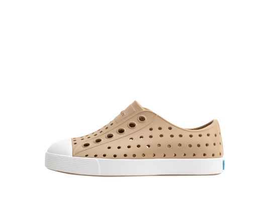 Native Shoes Jefferson Kids - Flax Tan / Shell White