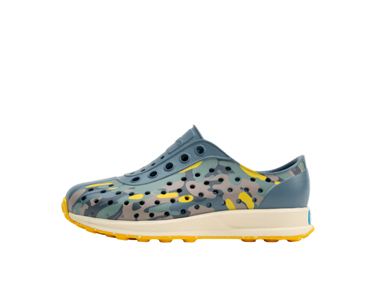 Native Shoes Robbie Child Weather Grey/ Bone White/ Freesia Eucamo/ Freesia Speckle Rubber