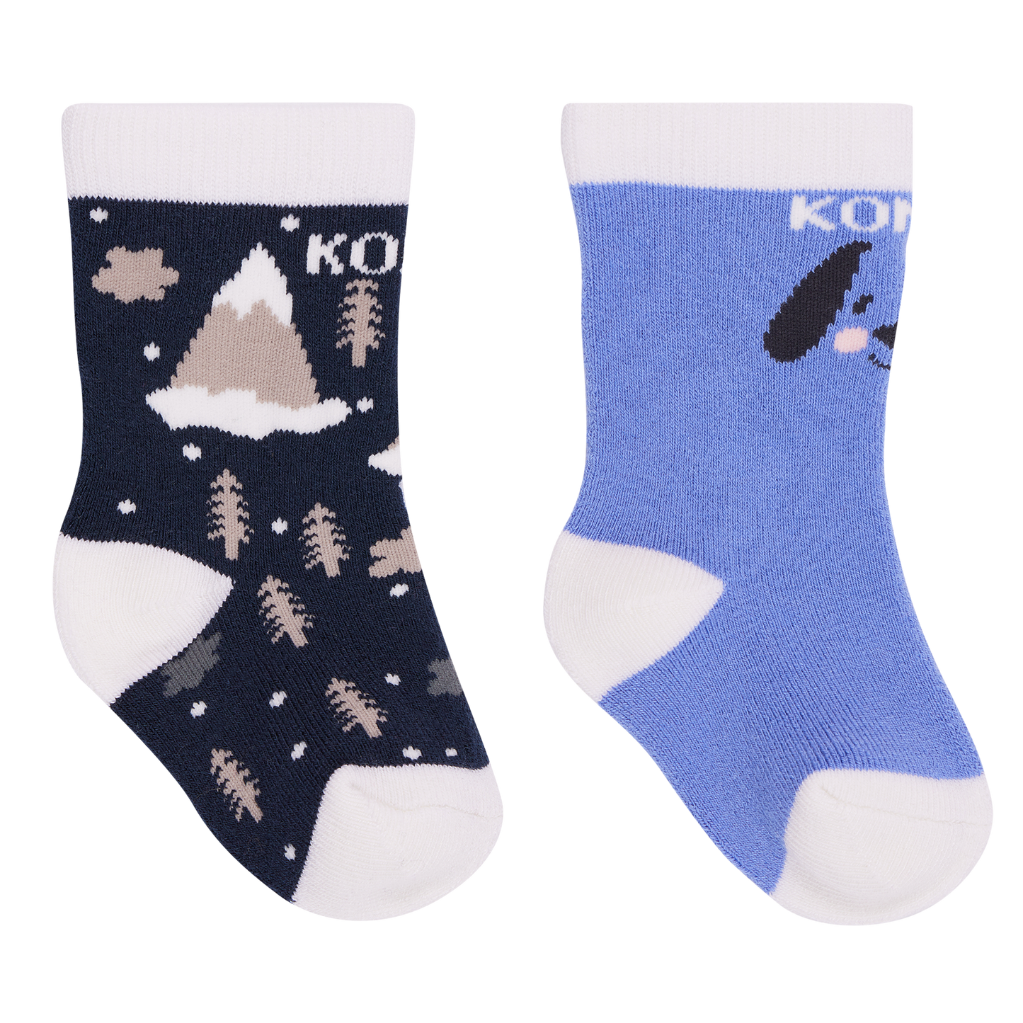 Kombi ADORABLE TWIN PACK INFANT SOCK