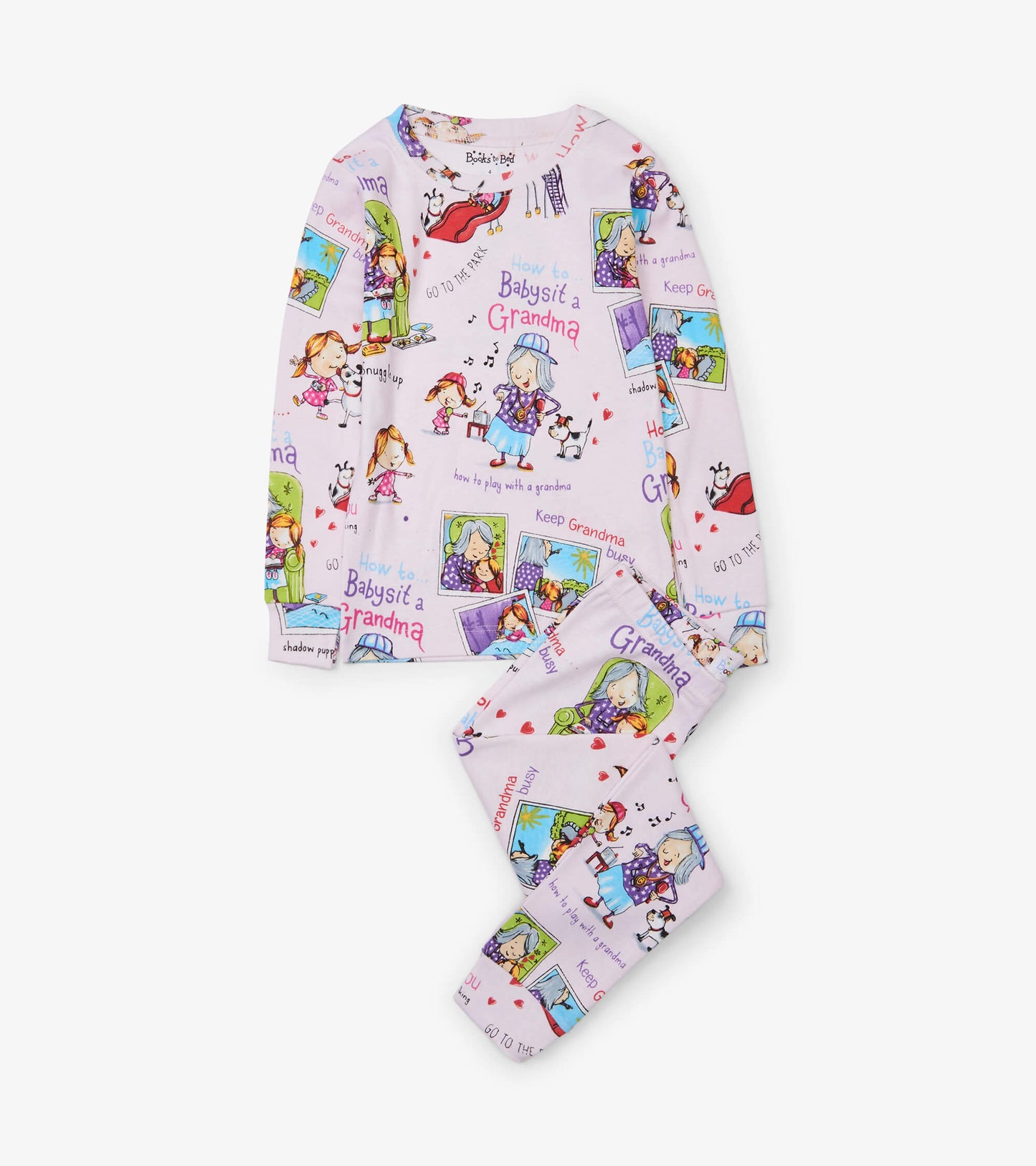 How To Babysit Grandma Pajama Set-Flat Pack