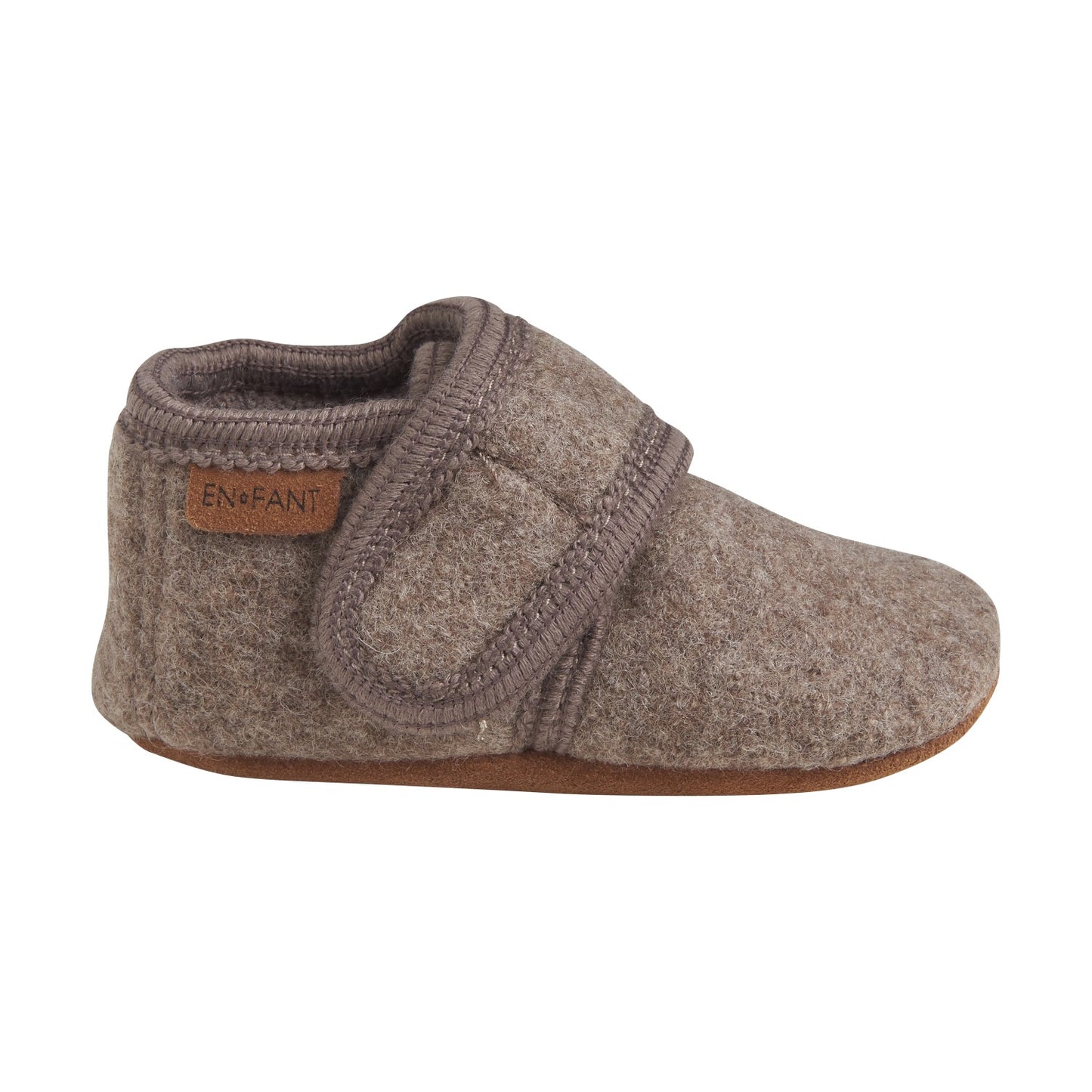 En Fant - Baby Wool Slippers (Walnut)