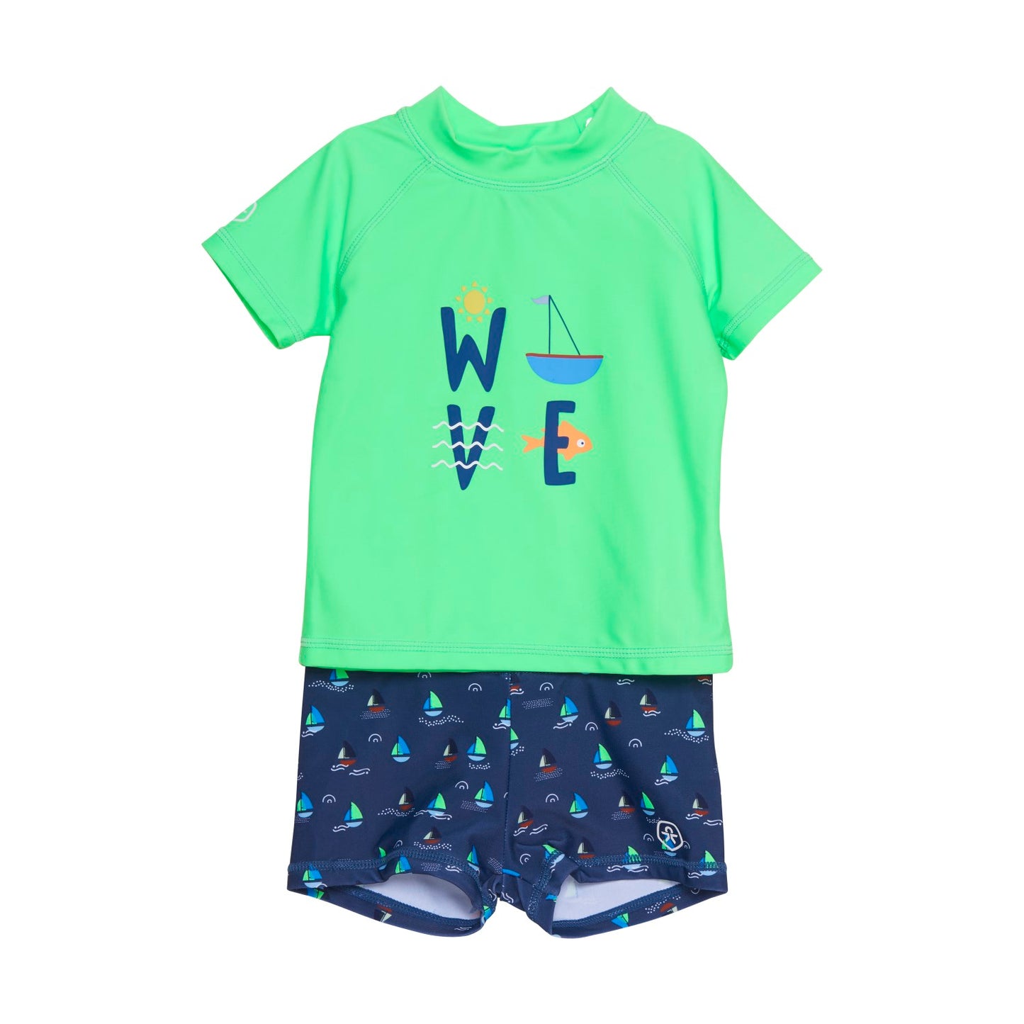 Colorkids Boys Rash Guard Swim Set