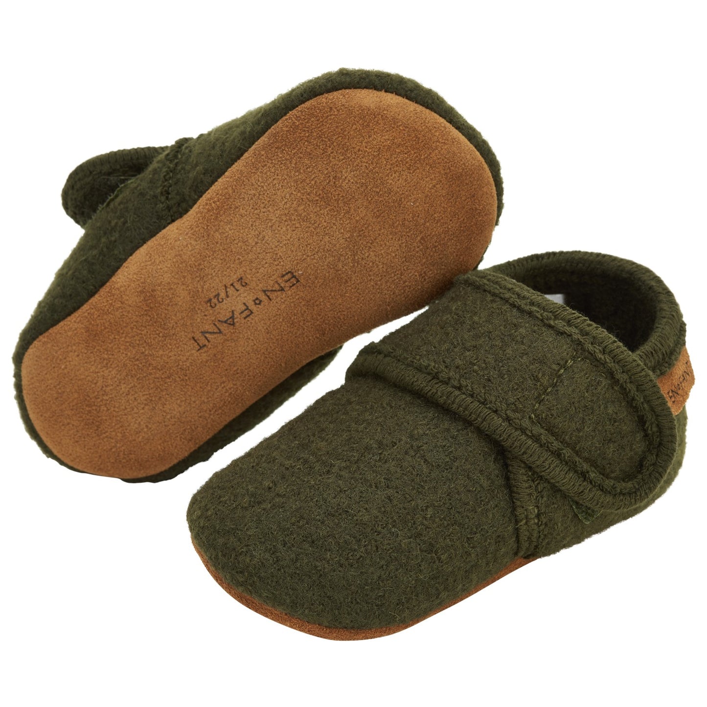 En Fant - Baby Wool Slippers (Rosin)