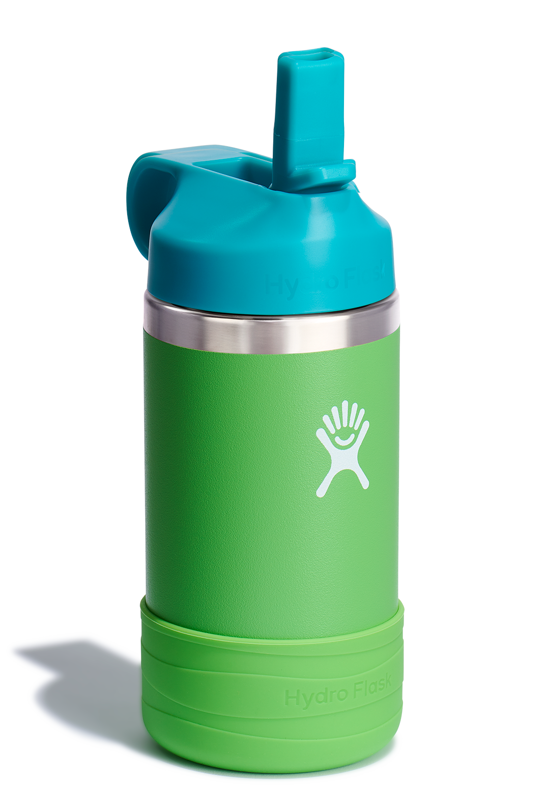 Hydro Flask - 12 OZ Kids Wide Mouth Straw Cap And Boot Grass