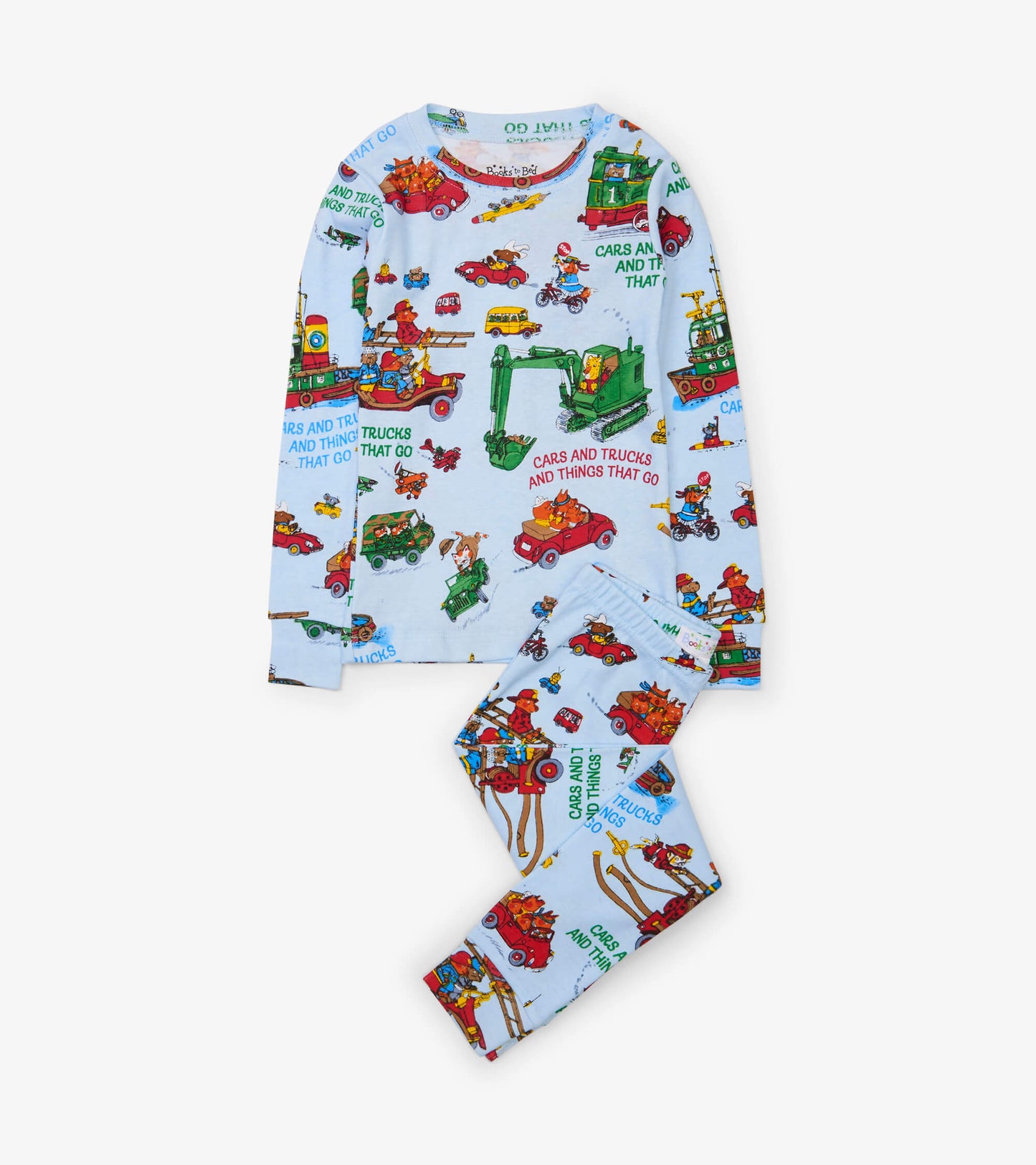 Richard Scarry Car And Trucks Pajama Set -Flat Pack