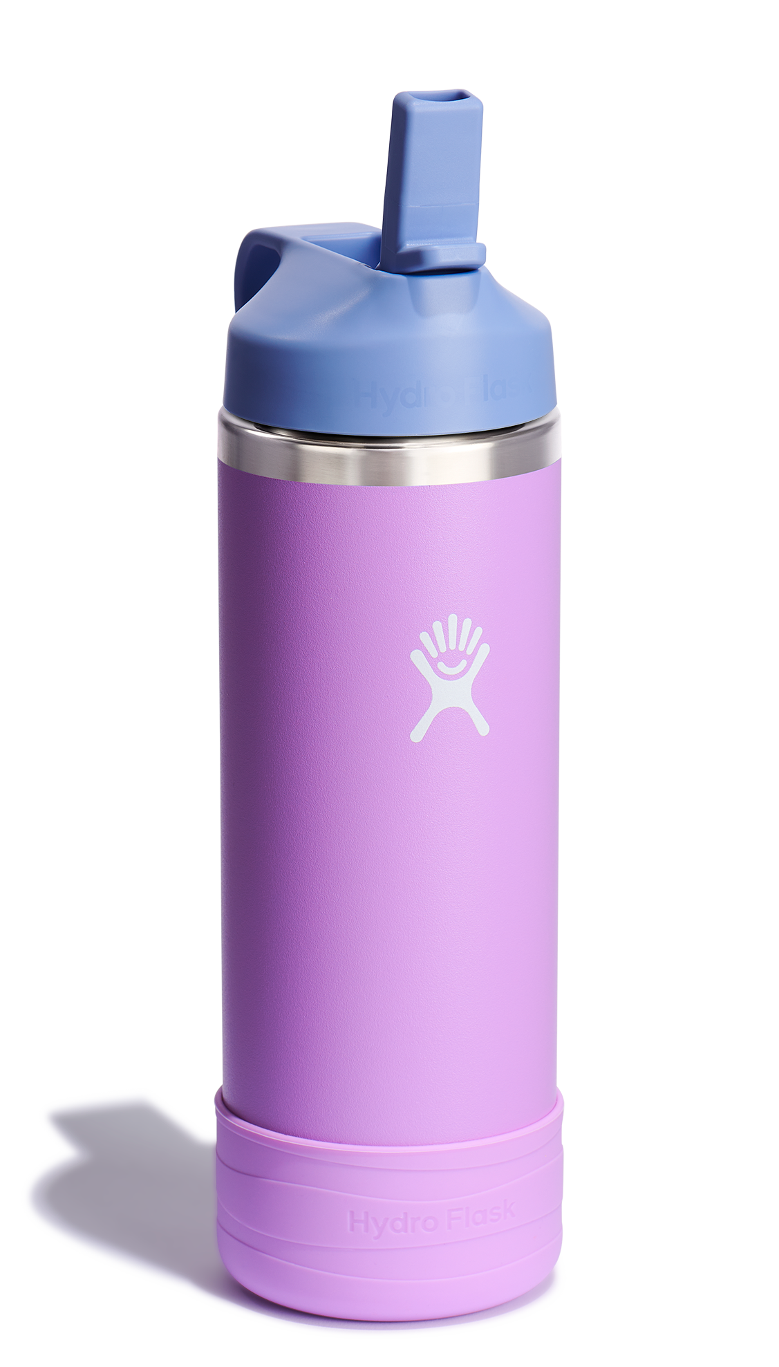 Hydro Flask - 18 OZ Kids Wide Mouth Straw Cap And Boot Anemone