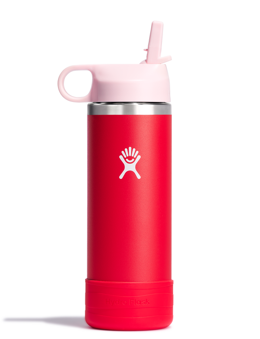 Hydro Flask - 18 OZ Kids Wide Mouth Straw Cap And Boot Goji