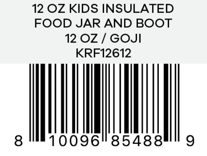 Hydro Flask - 12 OZ Kids Insulated Food Jar And Boot Goji