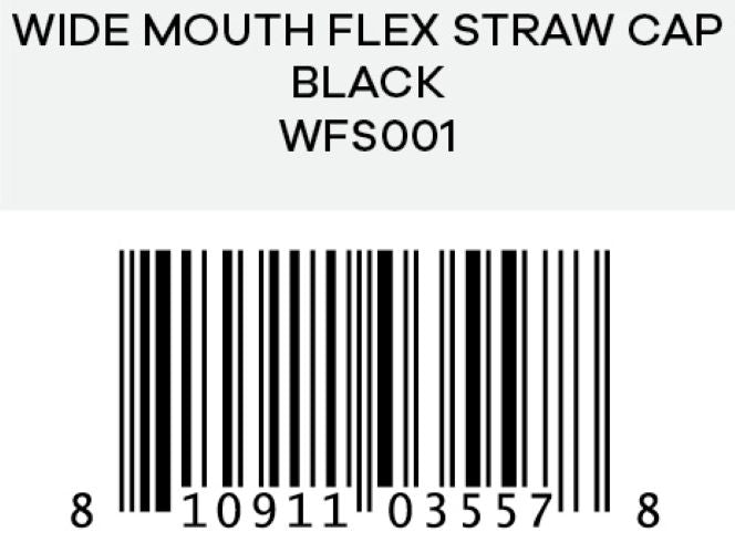 Hydro Flask - Wide Mouth Flex Straw Cap Black