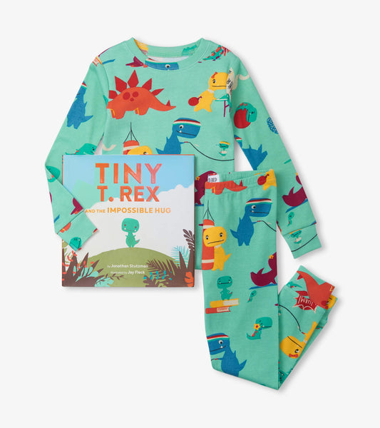 Tiny T-Rex And The Impossible Hug Pajama Set-Flat Pack