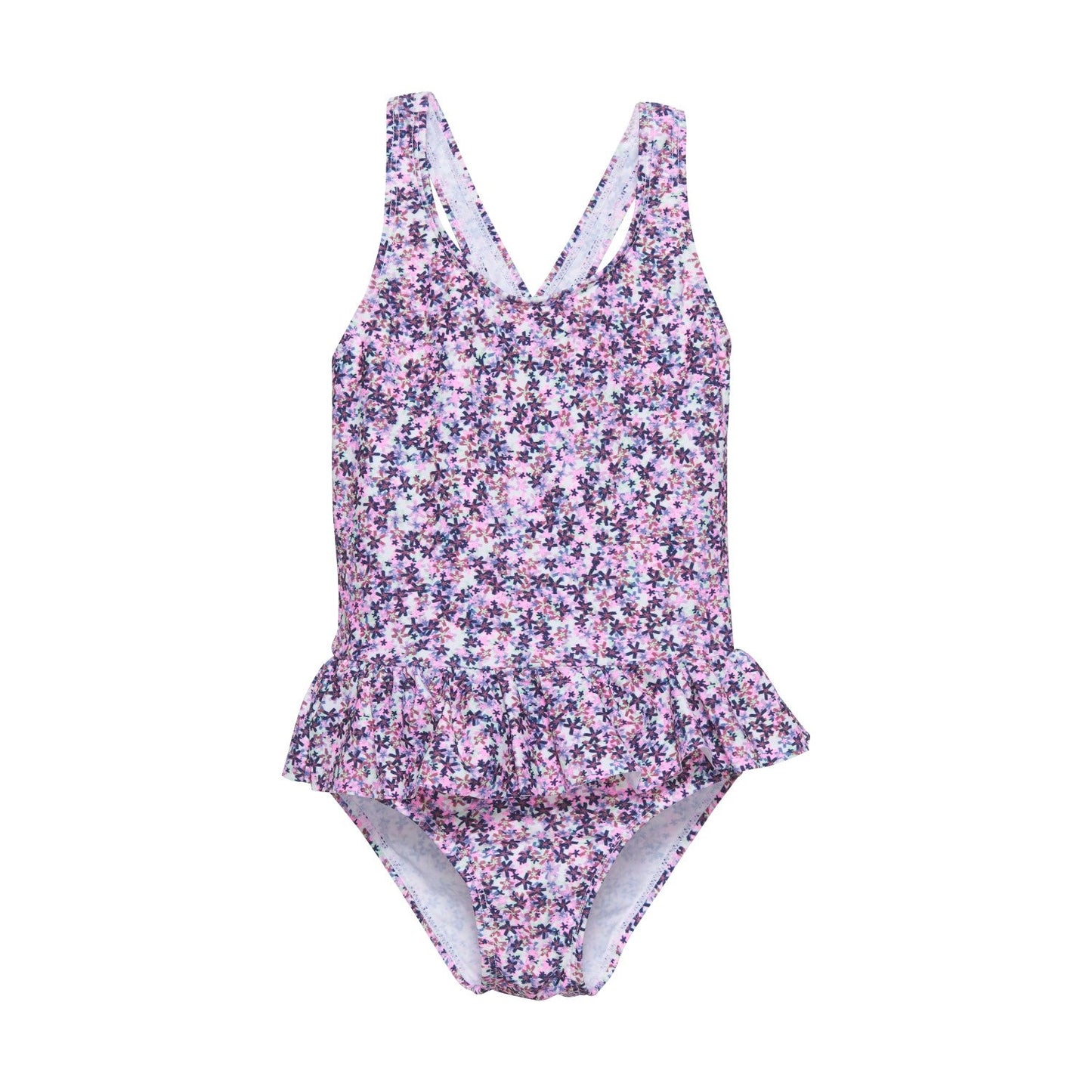 Color Kids - Swimsuit W. Skirt - Lavender Mist