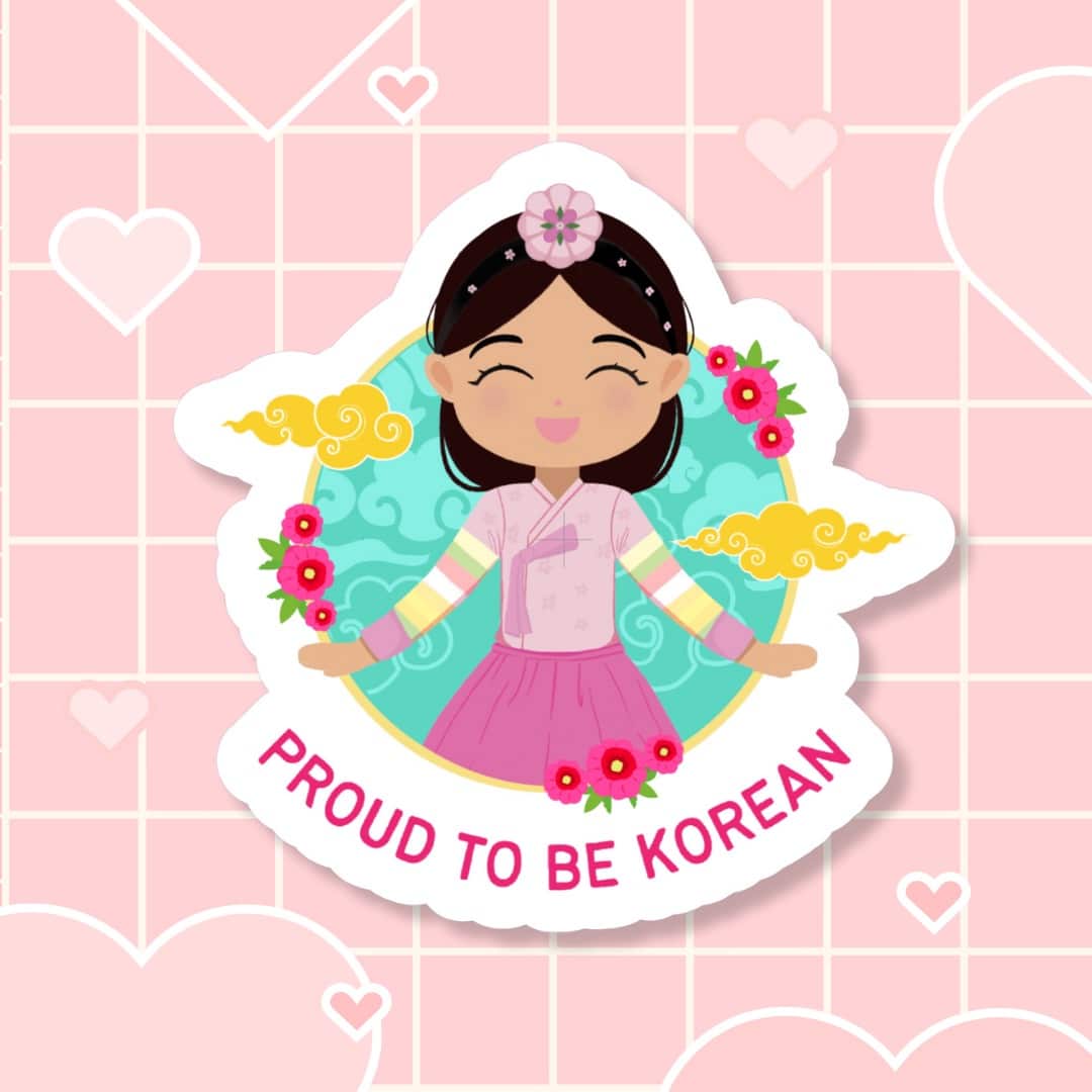 Joeydolls-Proud to be Korean Die-Cut Sticker