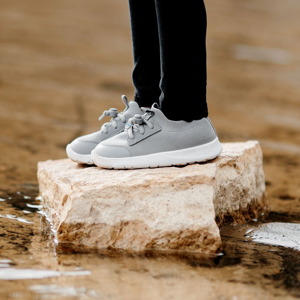 Jan & Jul-Kids Waterproof Shoes Sneakers | Grey