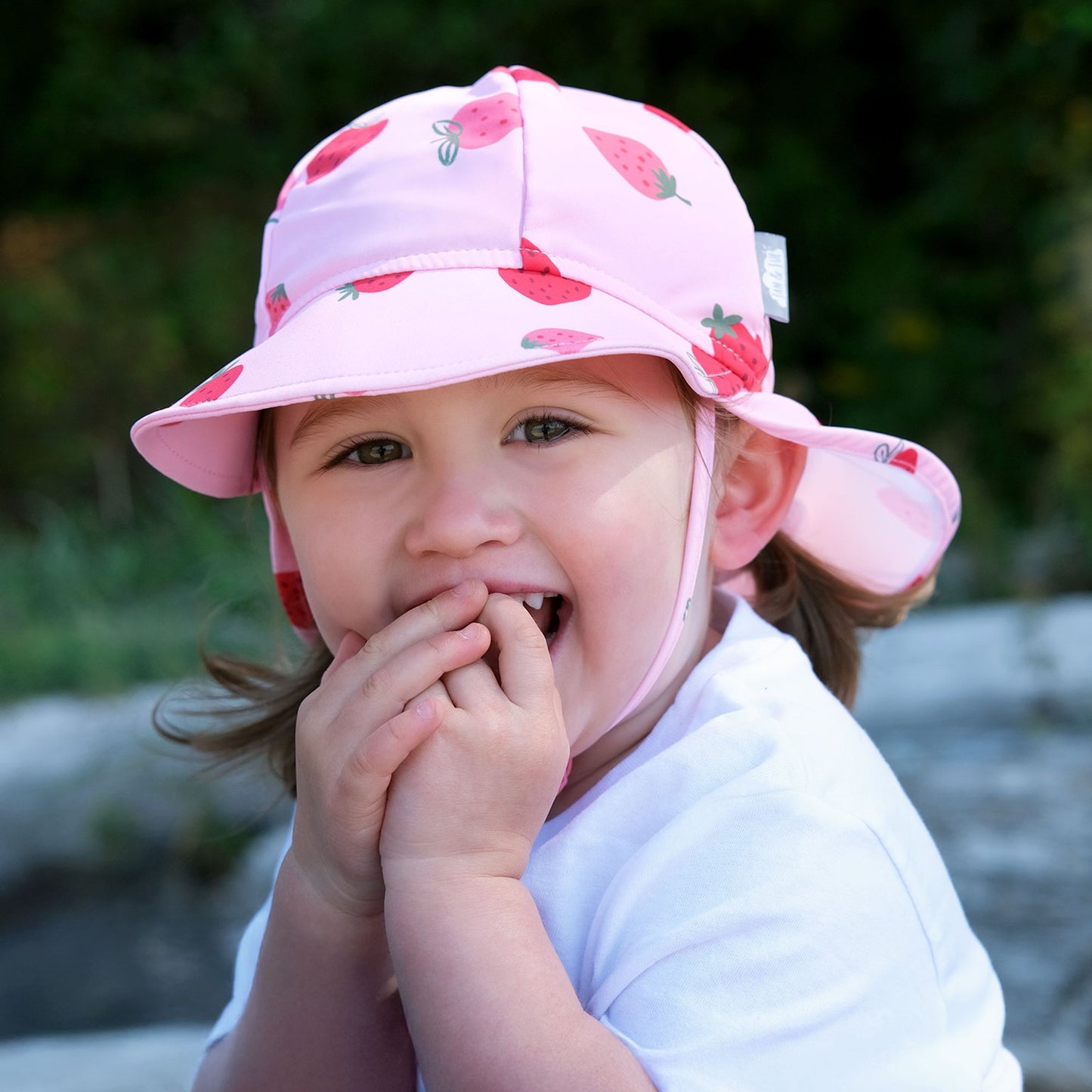 Jan & Jul UV Baby Cap -Pink Strawberry