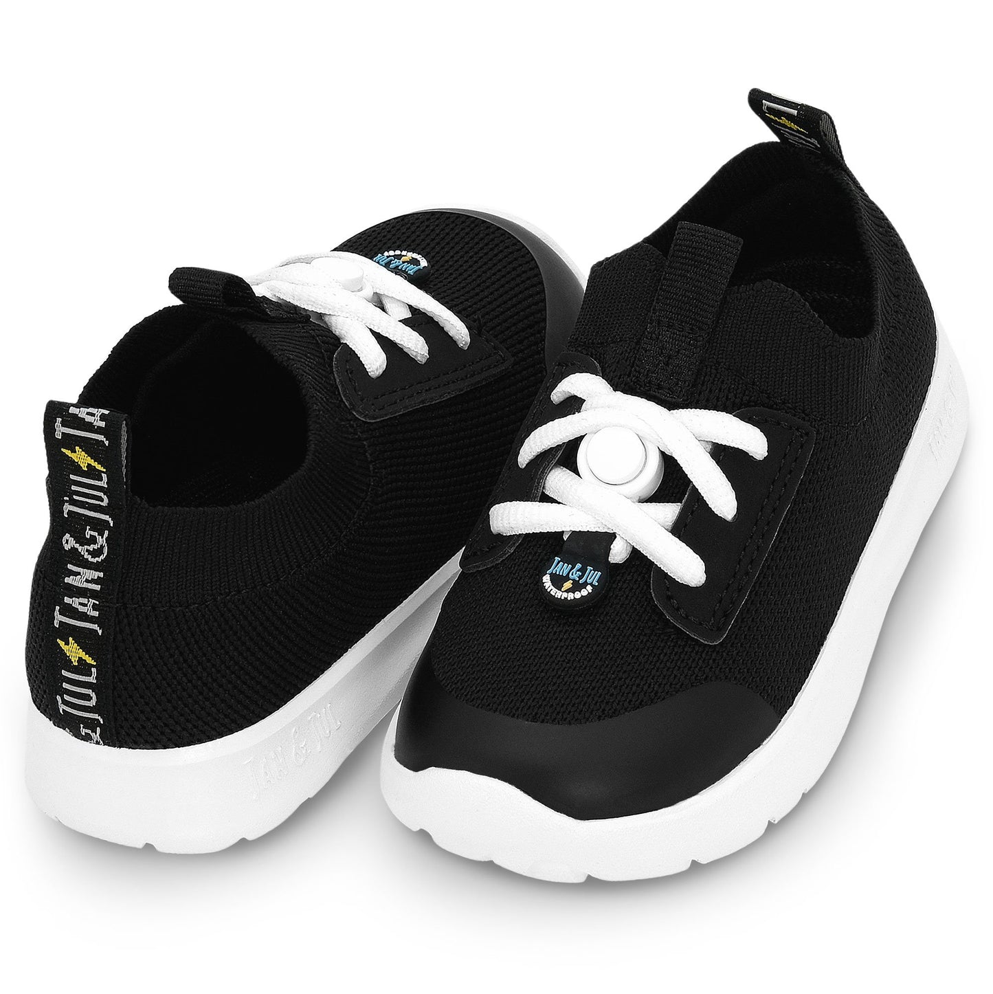 Jan & Jul- Kids Waterproof Shoes Sneakers | Black