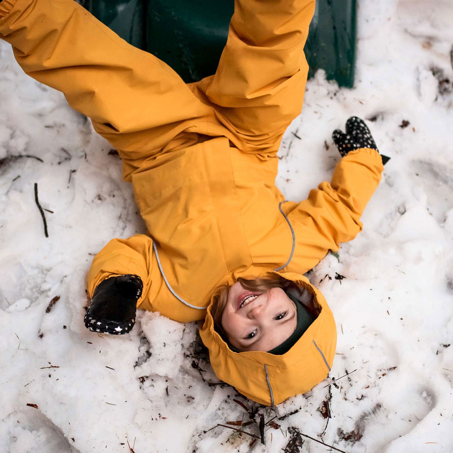 Jan & Jul-Kids Fleece Lined Rain Suits | Yellow