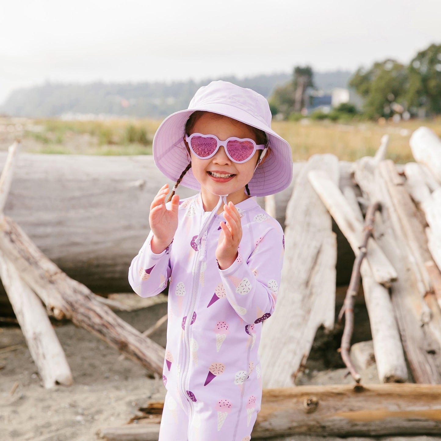 Jan & Jul  Aqua Dry Bucket Hat - Lavender