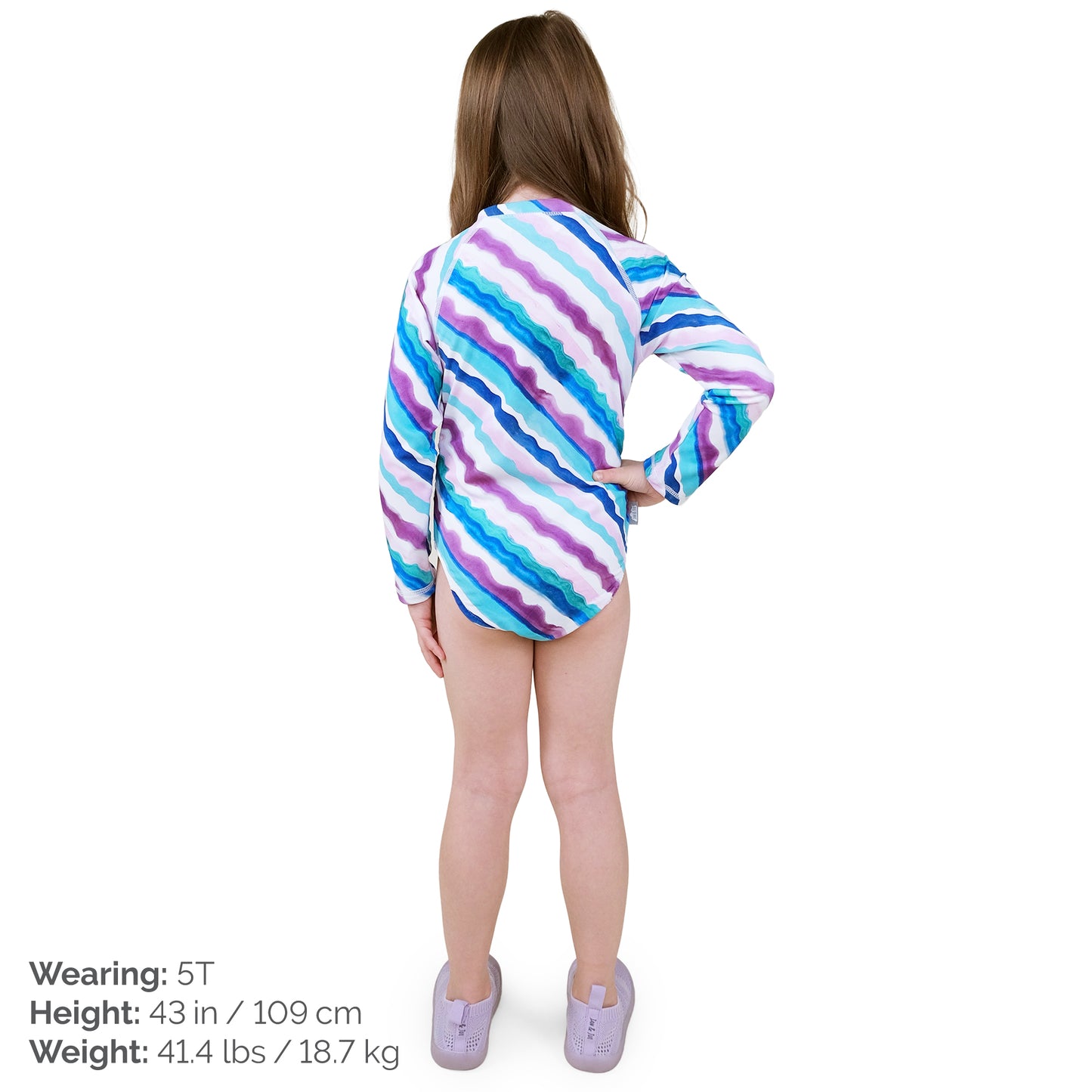 Jan & Jul - UV Girls' Swimsuit - Summer Stripes