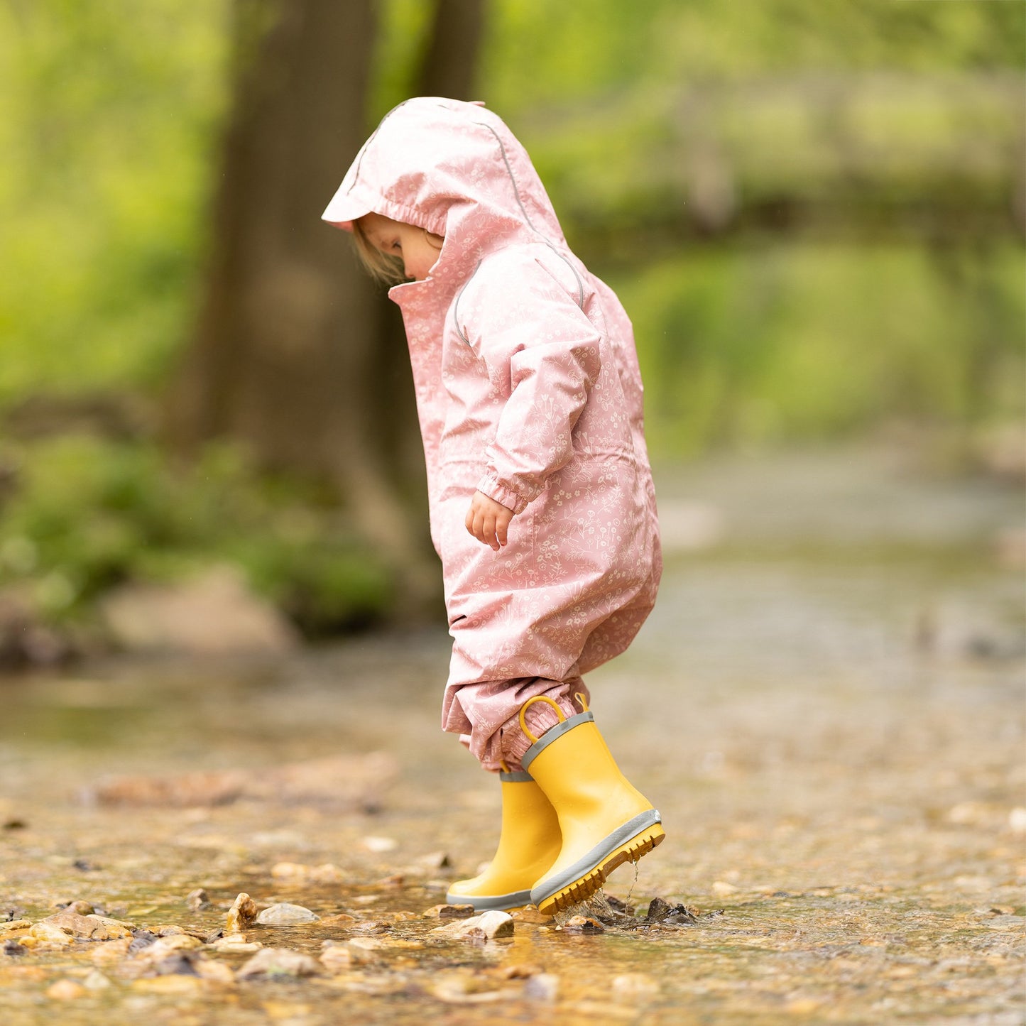 Jan & Jul- Kids Rubber Rain Boots | Yellow