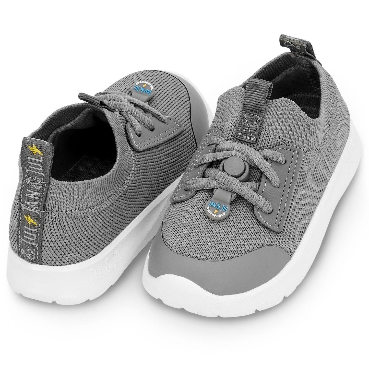 Jan & Jul-Kids Waterproof Shoes Sneakers | Grey