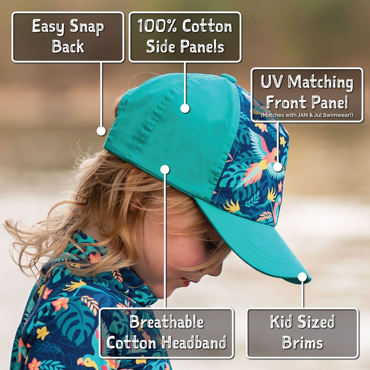 Jan & Jul UV Xplorer Cap - Lavender Ice Cream