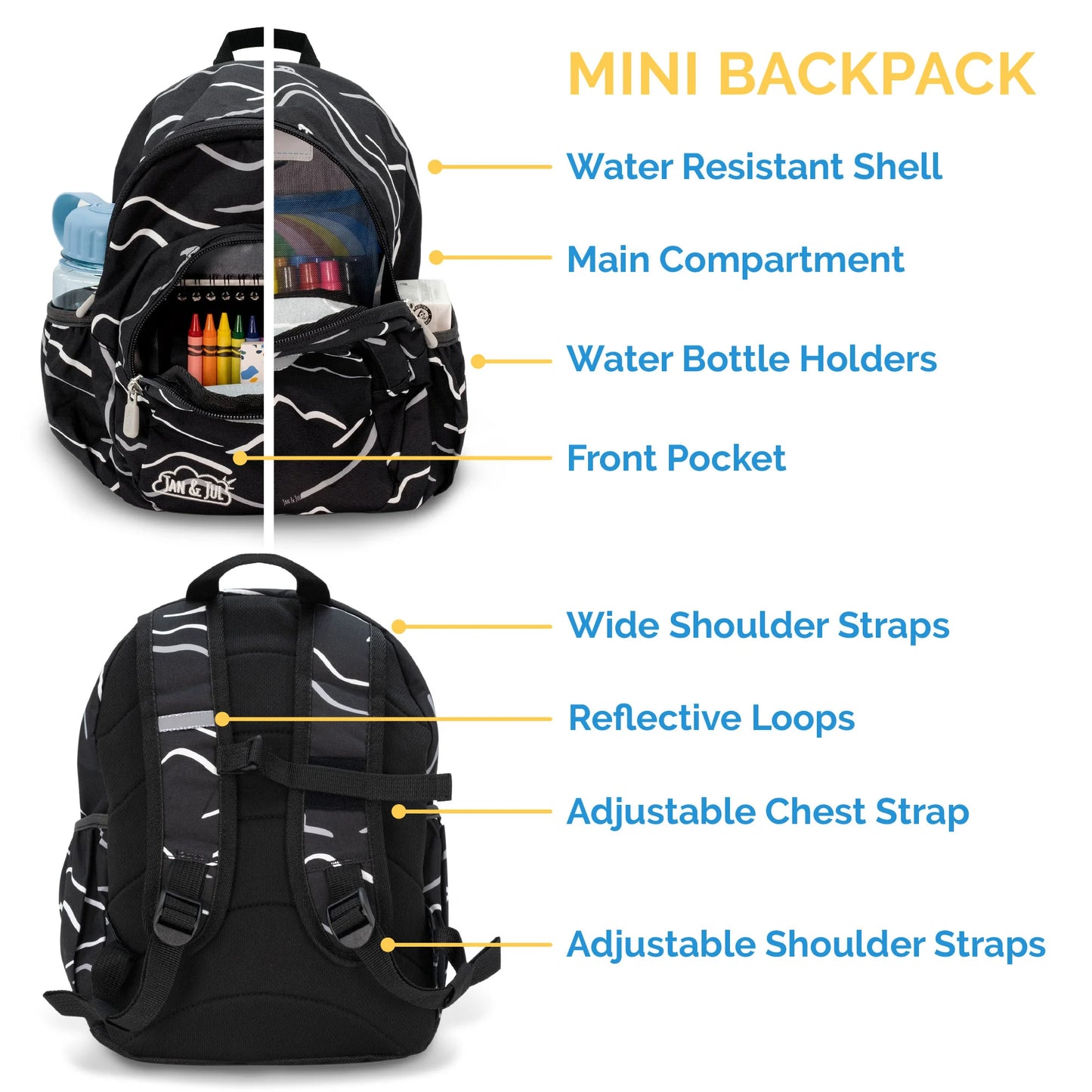 Jan & Jul Little Xplorers Mini Preschool Backpack