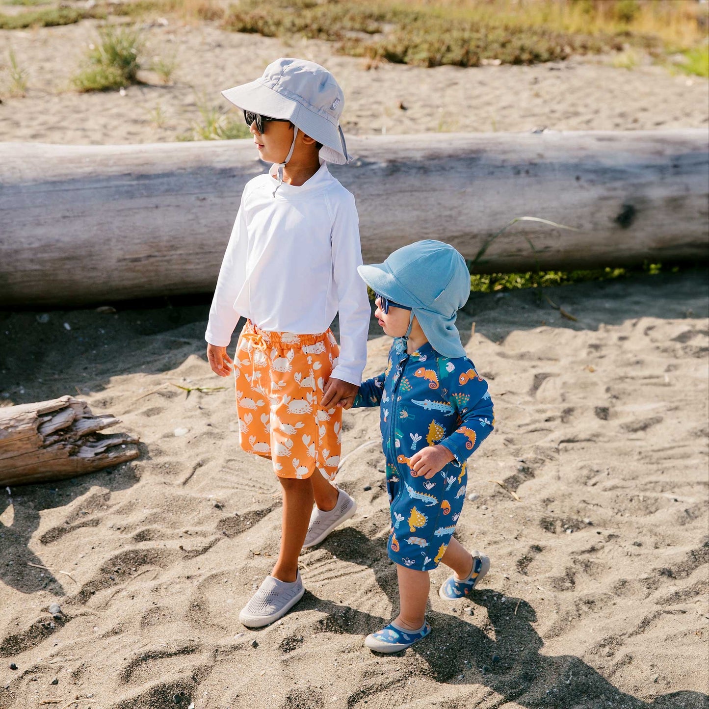 Jan & Jul - UV Swim Shorts - Crabby Crab