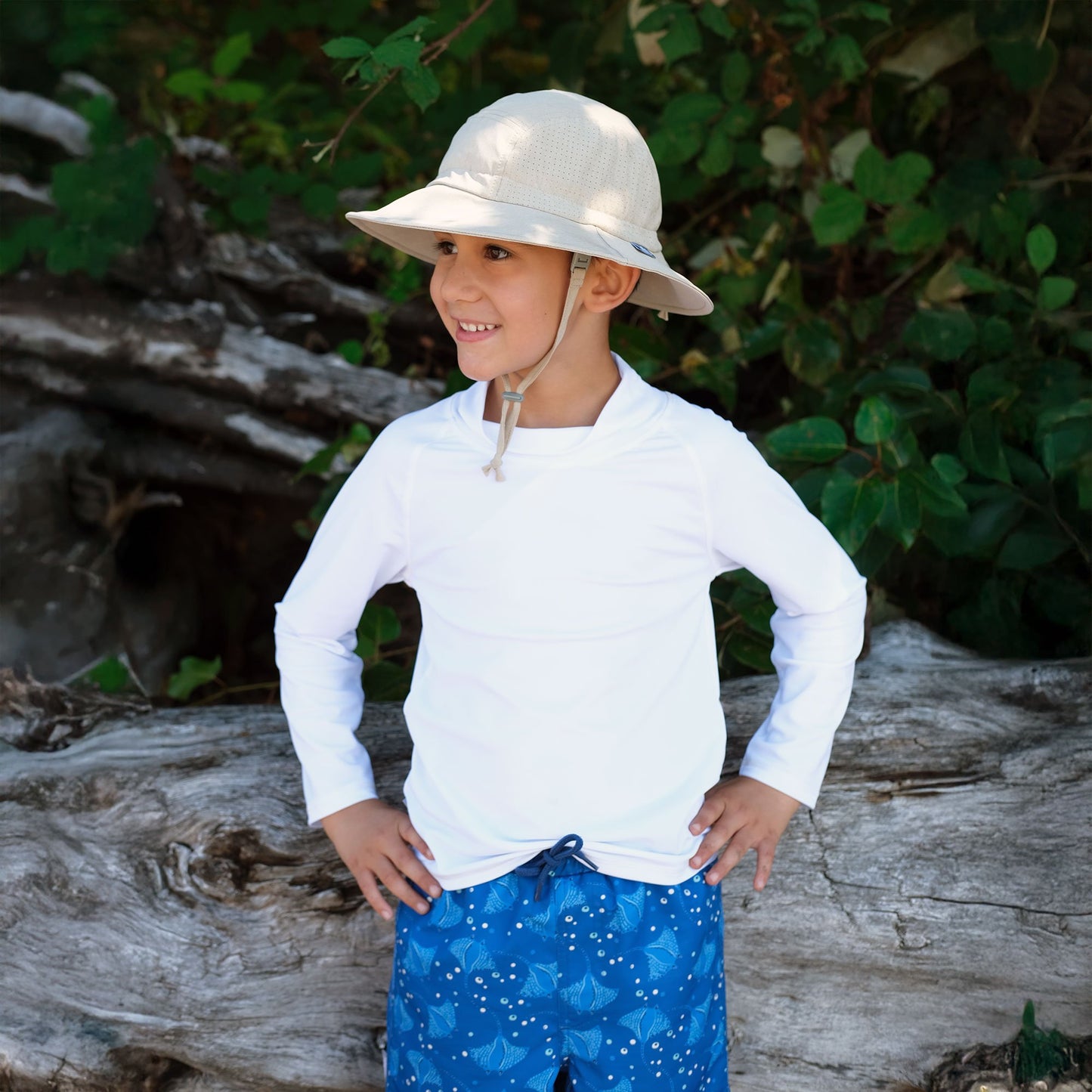 Jan & Jul  Kids SunLite Hat | Wheat