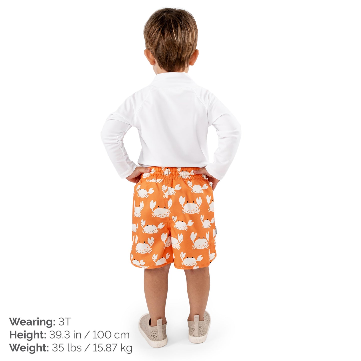 Jan & Jul - UV Swim Shorts - Crabby Crab