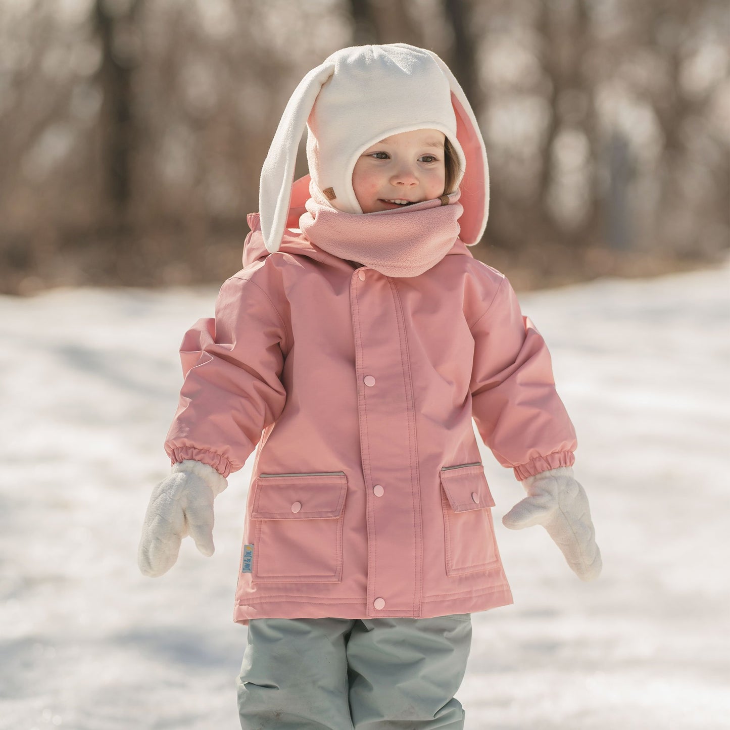 Jan & Jul Cream Bunny | Fleece Animal Hat