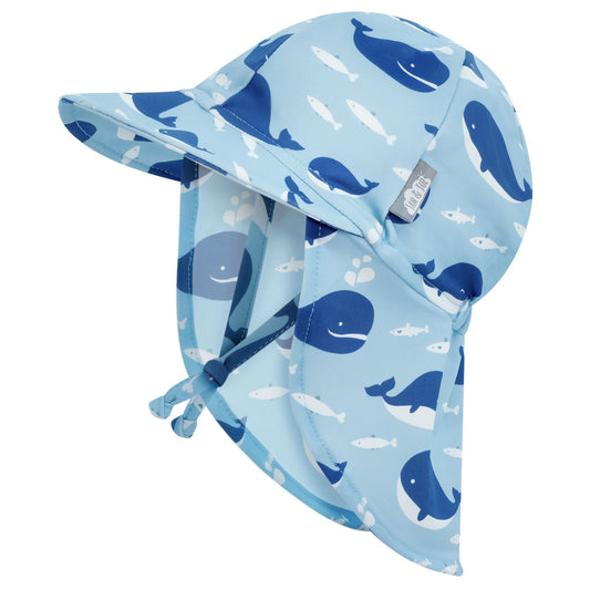 Jan & Jul UV Baby Cap - Blue Whale